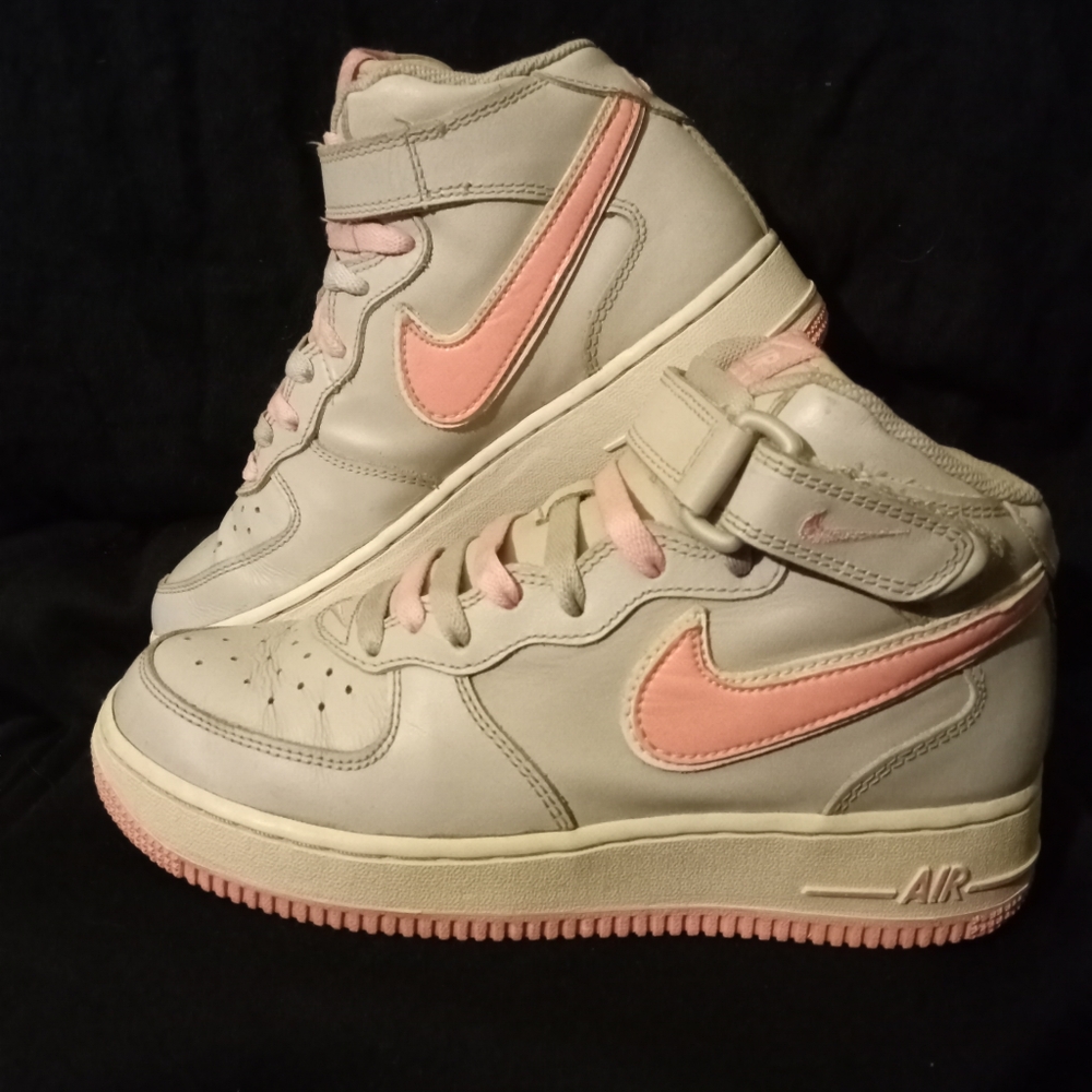 Pink and gray air jordans